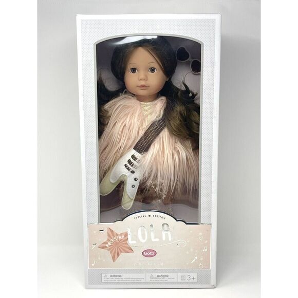 NEW Pottery Barn Kids Fitz Lola Rockstar 18” Doll Special Edition Hard To Find - Picture 1 of 7